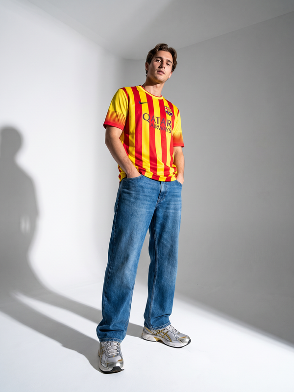 Barcelona 2013/14 Away Retro Jersey — The Senyera Classic - Secondary