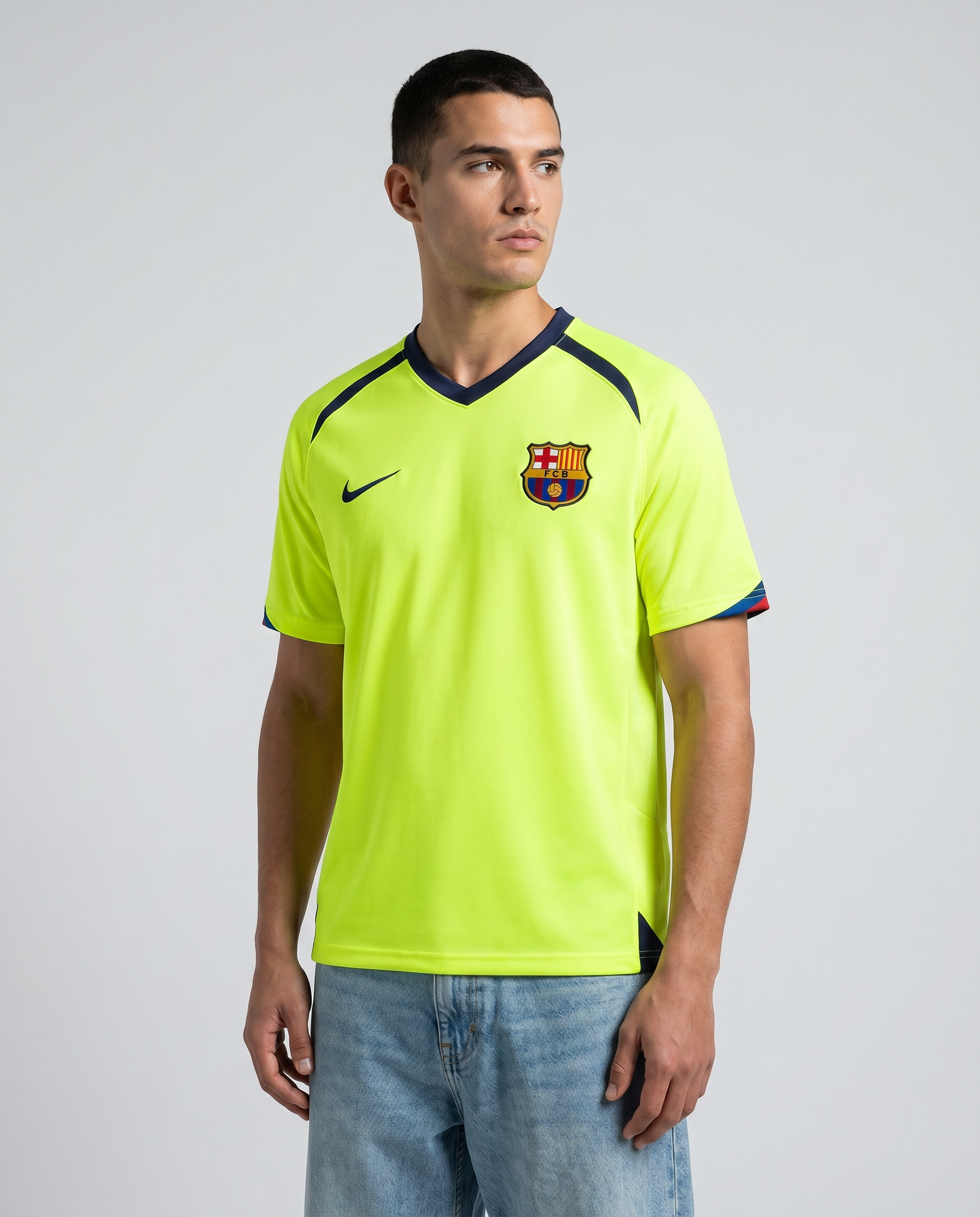 Barcelona 2005/06 Away Retro — The Blaugrana Yellow Classic - Gallery 1