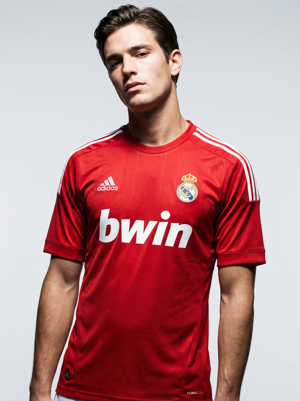 Real Madrid 11/12 Away Retro Jersey — The Red Glory Season - Secondary