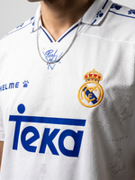 Real Madrid 94/96 Home Retro Jersey — White Royalty - Thumbnail 2